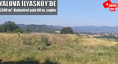 Yalova İlyasköy'de kadastrol yolu olan 1,500 m²