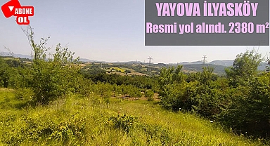 Yalova İlyasköy'de resmi yolu olan 2,380 m²