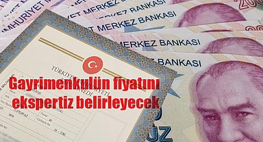 Gayrimenkulün fiyatını alıcı-satıcı belirleyemeyecek