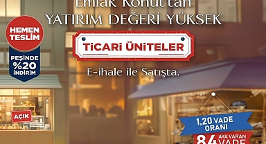 Emlak Konut, hemen teslim ticari birimleri 1,20 faizle satışa sundu