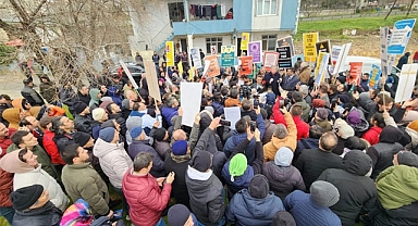 Kartal'da TOKİ Mağdurları Murat Kurum'u Protesto Etti
