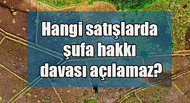 Hangi hisse devirlerinde şufa hakkı davası açılamaz