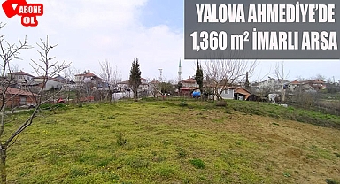 Yalova Ahmediye'de 1,360 m² villa imarlı arsa