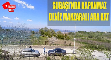 Yalova Subaşı Konutlar'da önü kapanmaz deniz manzaralı ara kat