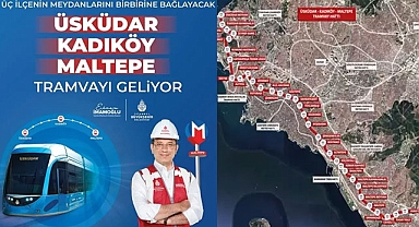 Üsküdar-Kadıköy-Maltepe Tramvay Hattı Projesi İBB Meclisi'nde kabul edildi