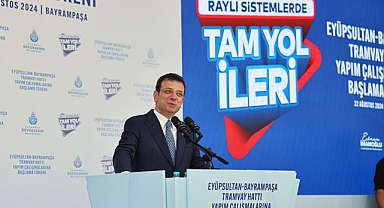 Eyüpsultan-Bayrampaşa Tramvay Hattı'nın yapımına başlandı