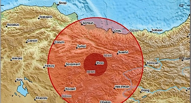 Bu kez de Sivas'ta deprem meydana geldi