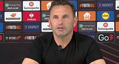 Okan Buruk Rigas Skola maçı öncesi açıklaması! Fenerbahçe'ye gönderme!