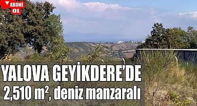 Yalova Geyikdere'de deniz manzaralı 2,510 metrekare