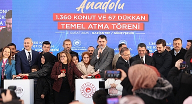 Gaziantep Güneyşehir'de 1.360 konut ve 67 dükkanın temeli atıldı