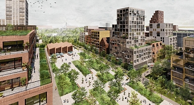 Hollanda Utrecht'te Arabasız Mahalle İnşa Ediyor!