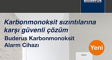 Buderus’tan karbonmonoksit tehlikesine karşı yeni alarm cihazı