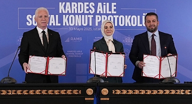 İhtiyaç sahiplerine umut olacak “Kardeş Aile Sosyal Konut Protokolü” imzalandı