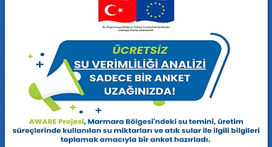 Kimya firmalarına ücretsiz su verimliliği analizi için anket çağrısı