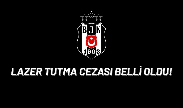 Lazer tutan taraftarın cezası verildi!