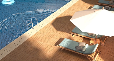 Seranit, kaydırmaz porselen karo seçenekleriyle havuzlarda güvenli ve estetik çözümler sunuyor