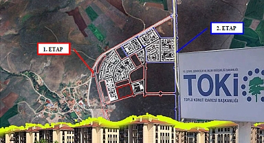 TOKİ, tek projede 1.796 konutluk 7 bin nüfuslu bir kent kuruyor