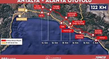 Antalya-Alanya Otoyolu'nun temeli atılıyor: Yolculuk süresi 36 dakikaya inecek