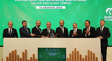 Borsa İstanbul'da gong Damla Kent projesi için çaldı
