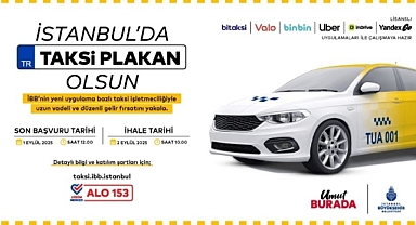 İBB’den uygulama bazlı 150 yeni taksi için ihale