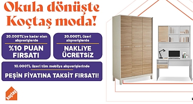 Öğrencilerin tüm ihtiyaçları, okula dönüş fırsatlarıyla Koçtaş’ta