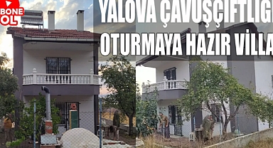 Yalova Çavuşçiftliği'nde, köy içinde oturmaya hazır villa