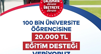 Genç Üniversiteli desteği başvuruları 23 Eylül’de başlıyor