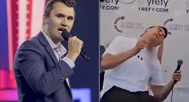 İsrail yanlısı, Trump'ın dostu Charlie Kirk, silahlı saldırıda hayatını kaybetti. Dehşet anları kamerada