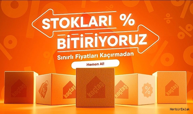 Koçtaş’ta 'Stokları bitiriyoruz' kampanyası başladı