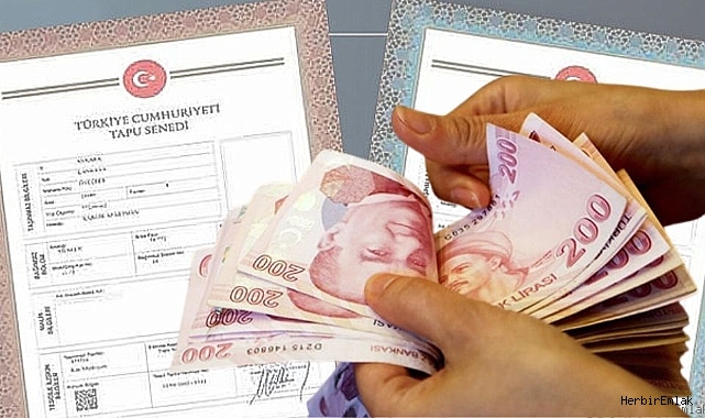 Tapu harcı geliri 100 milyar TL’yi geçti