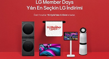Yılın en seçkin LG indirimi başlıyor: LG Member Days 16 Eylül’de