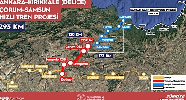 Ankara-Samsun hızlı tren projesiyle yolculuk süresi 2 saat 20 dakikaya düşecek