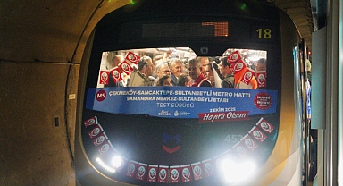 Çekmeköy-Sancaktepe-Sultanbeyli metro hattının ikinci etabında test sürüşü başladı