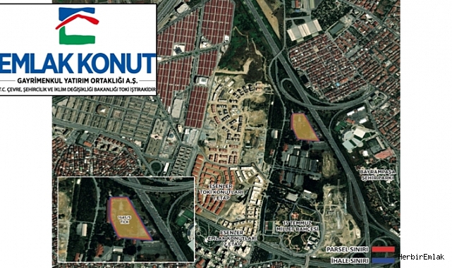 Emlak Konut GYO Esenler Atışalanı 4. Etap ihalesi 14 Ekim'de yapılacak