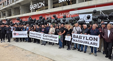 Kayyum atanan Atış Yapı mağdurlarından eylem: 'Binlerce kişi belirsizlik içinde'