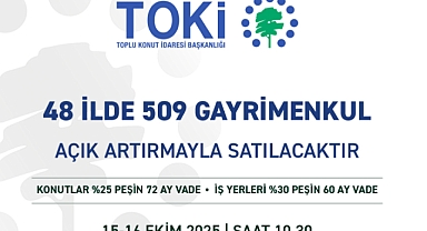 TOKİ 32 şehirde 276 arsayı yüzde 40 peşinat ve 36 ay vadeyle satışa çıkarıyor