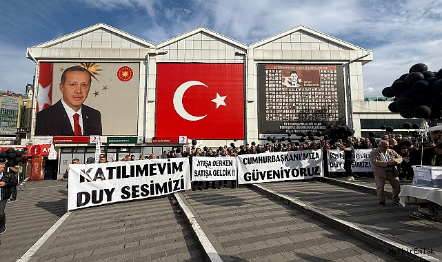 Atış Yapı mağdurları Cumhurbaşkanı Erdoğan'a seslendi: 'Tapularımız TMSF’ye emanet'