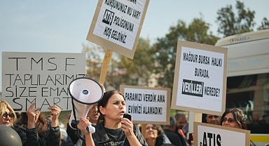 Atış Yapı mağdurlarından siyah balonlu protesto: 'Sıcak bir yuva istemiştik'