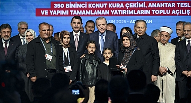 Deprem bölgesinde 350 bininci konut teslim edildi