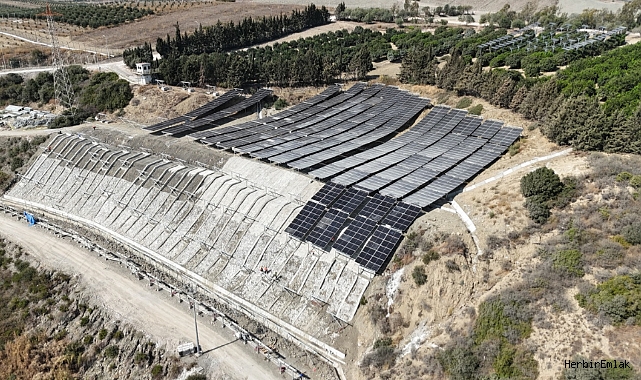 YEO Teknoloji, yüzde 60 eğimli arazide güneş enerjisi santrali kurdu