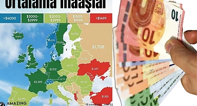 Avrupa'da en yüksek maaş verenler belli oldu: Ülkeler arasındaki fark 5 katı aşıyor
