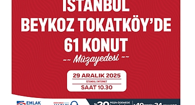 İstanbul Beykoz’da 61 konut müzayedeyle satışa çıkıyor