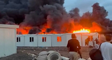 Uzmanı uyardı: Şantiye ve konteyner kentlerde yangında ilk 5 dakika kritik