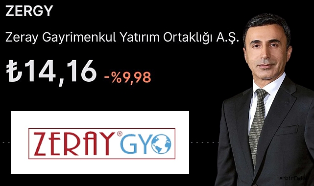 ZERGY hisseleri üçüncü günde taban oldu: Zeray GYO'da sert düşüş!