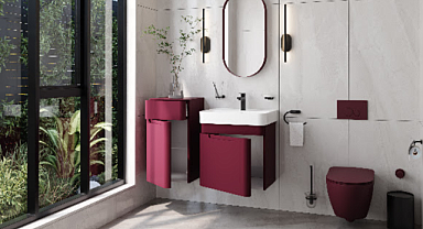 Sıcak renkler banyolarda yeni bir dönem başlatıyor: Creavit Colorit serisi