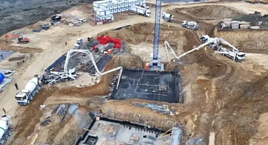 Emlak Konut Damla Kent projesinde inşaat ilerlemesi yüzde 10'u aştı