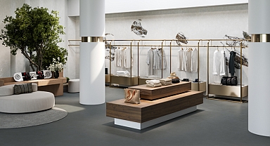 Kalebodur’dan mimaride ölçek değiştiren 120x120 cm porselen karo atağı