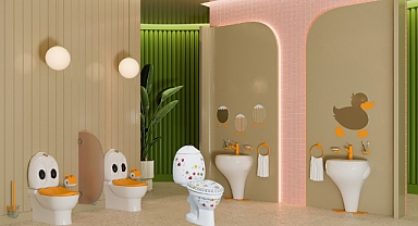 Creavit'tin çocuk dostu banyolarında güvenlik ve eğlence bir arada