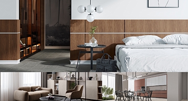 Doğal görünümlü zeminler yaşam alanlarında ferahlık hissini artırıyor