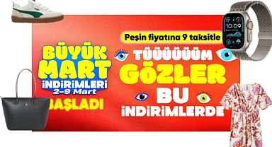 Hepsiburada’da büyük mart indirimleri başladı: 9 Mart’a kadar yüzlerce üründe fırsat